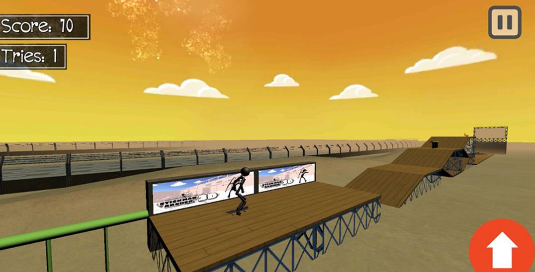 火柴人极端滑板