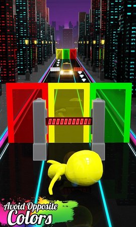 扭曲的颜色赛跑者 扭曲的颜色赛跑者