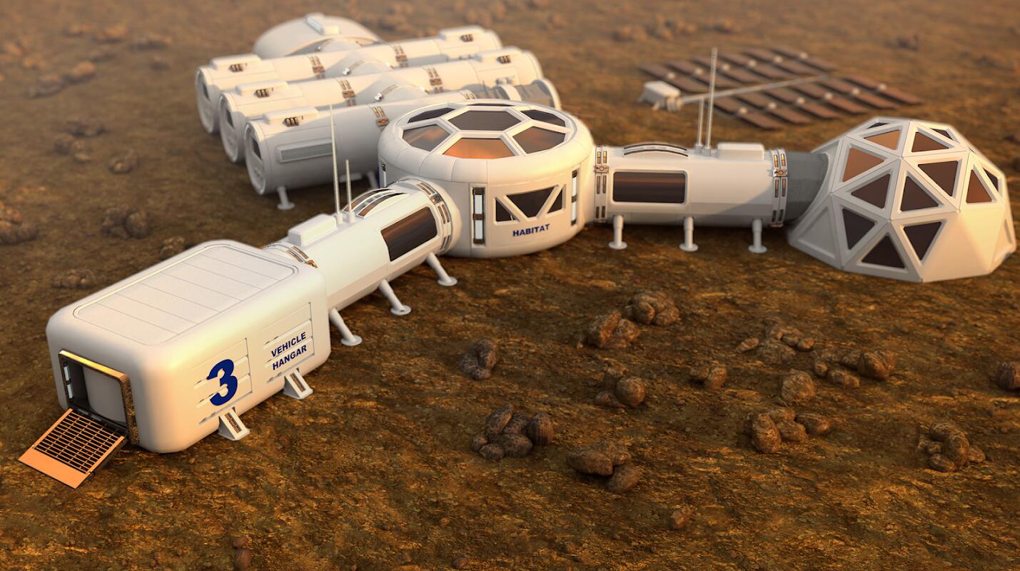 Space Construction Simulator-Mars Colony Survival
