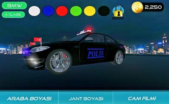 Türk BMW Polis Araba Oyunu 3D
