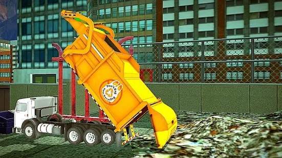 US Garbage Truck Driver