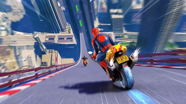 Motorcycle Stunt Ramps: Futuristic Teleport Motorcycle Stunt Ramps: Futuristic Teleport