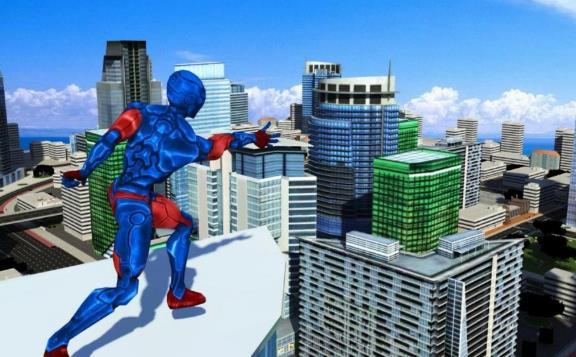 Mutant spider hero: Miami Rope hero game