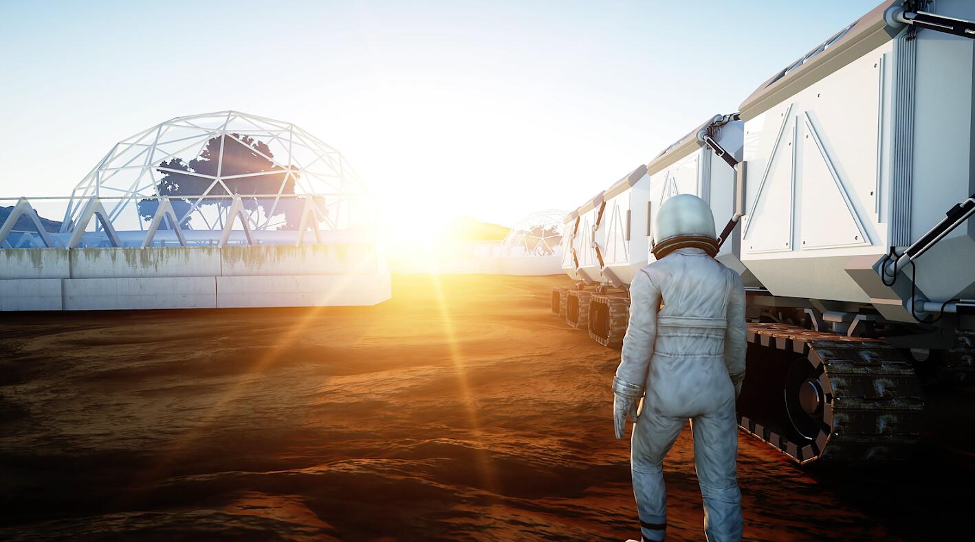 Space Construction Simulator-Mars Colony Survival
