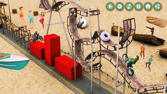 Moto Mega 3D: Bike Stuntman Ramp Role Racing