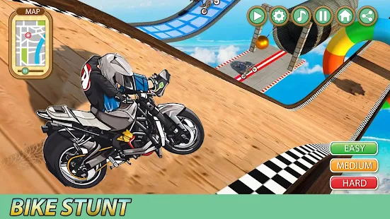 Moto Mega 3D: Bike Stuntman Ramp Role Racing