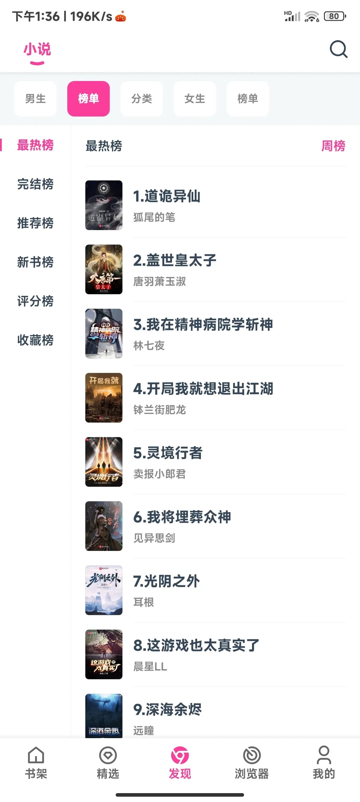 点点小说无弹窗版