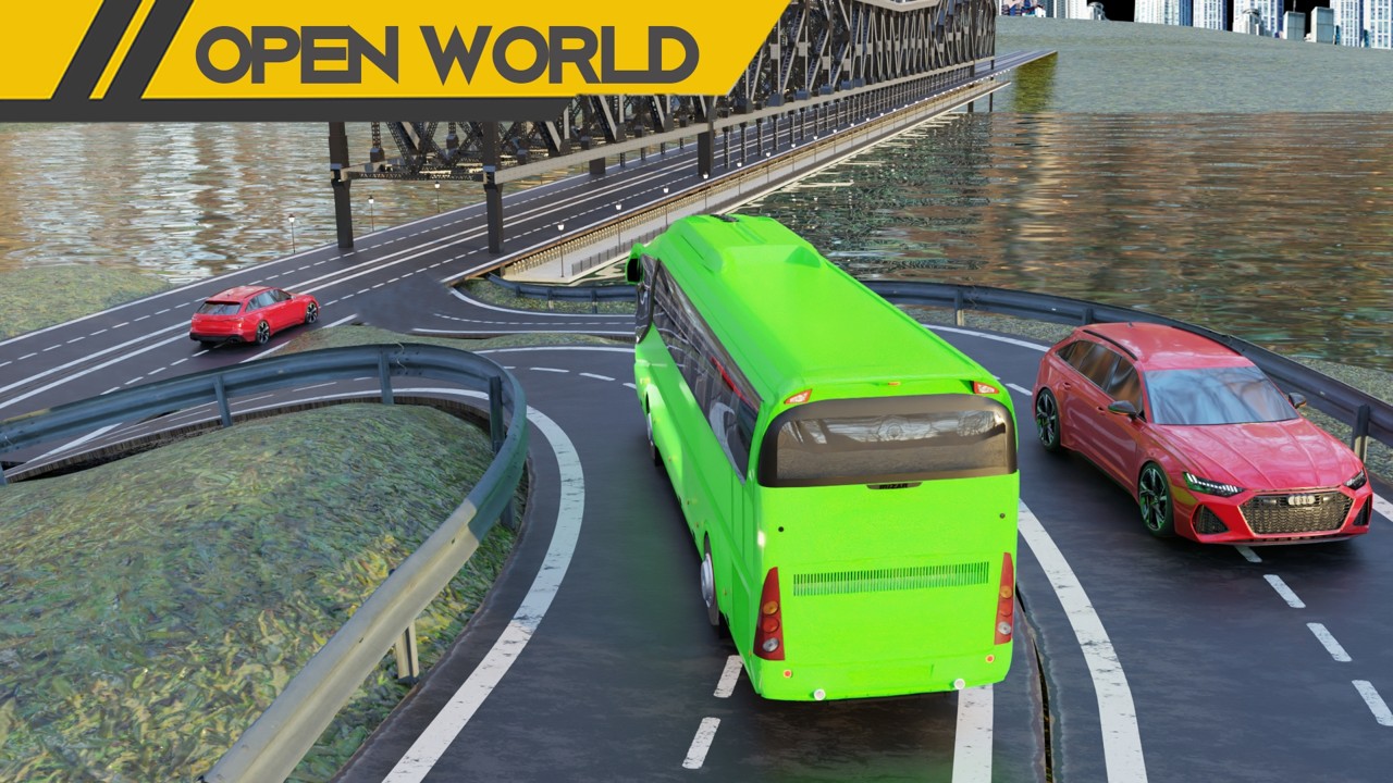 modern bus simulation 3d