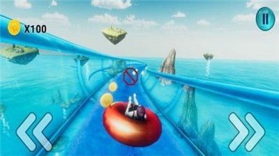 水上乐园滑梯竞速 水上乐园滑梯竞速