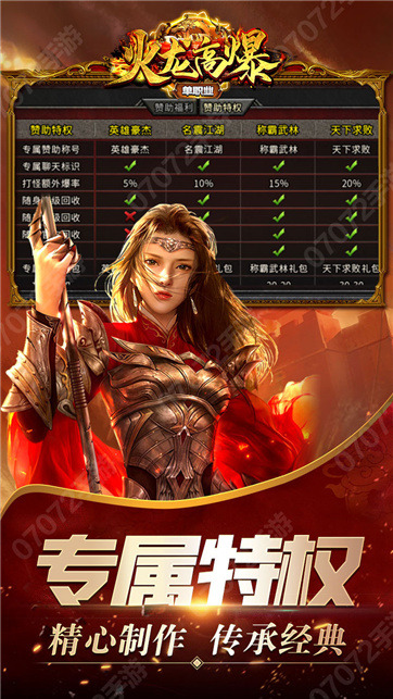 单 职 业 火 龙 之 盟 重 英 雄