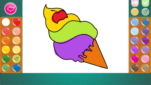 儿童游戏涂色画画