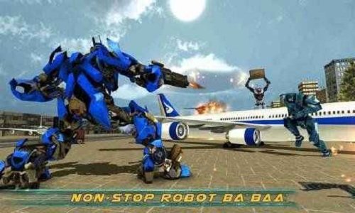 飞车变形金刚战争修改版(flying car war robot transformer)