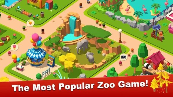 动物园瓷砖动物公园规划师游戏(Zoo Tiles)