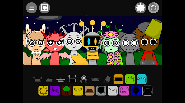 节奏盒子（Sprunki-黑夜模式）