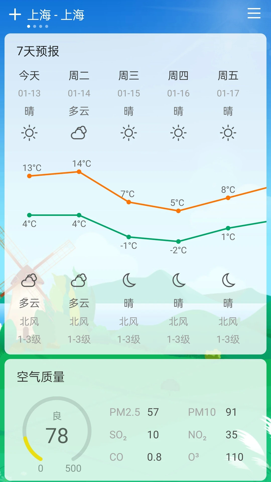 无广告预报天气预报 无广告预报天气预报