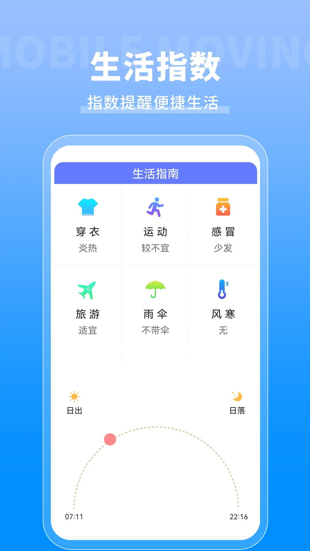 日历天气预报