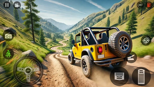 越野吉普车驾驶挑战赛(Offroad Jeep Driving Simulator)