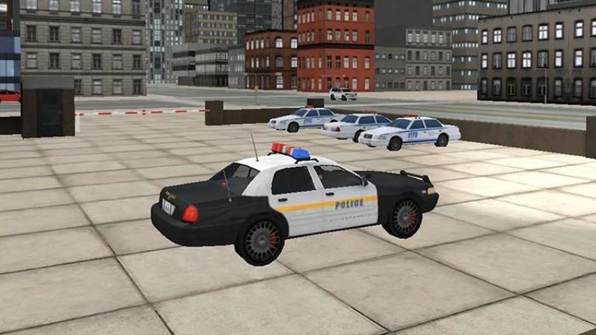 警车高速追铺3D 警车高速追铺3D
