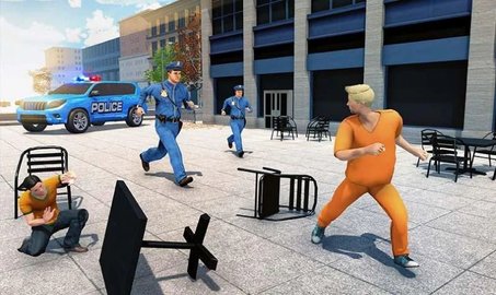 US Police Hummer Car Quad Bike Police Chase Games