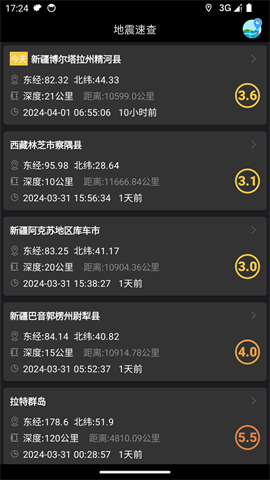地震速查