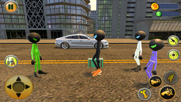 绿火柴人绳索英雄 绿火柴人绳索英雄