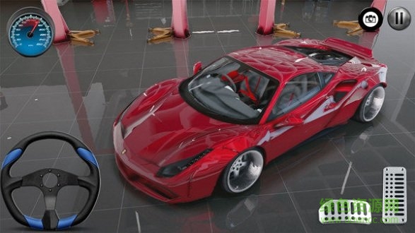 法拉利模拟驾驶汽车游戏(Car Traffic Ferari 458 Racer Simulator)