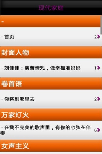 现代家庭