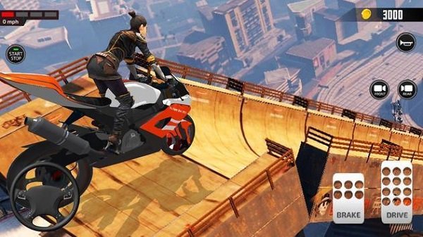 Impossible Mega ramp moto bike Rider: Superhero 3D Impossible Mega ramp moto bike Rider: Superhero 3D