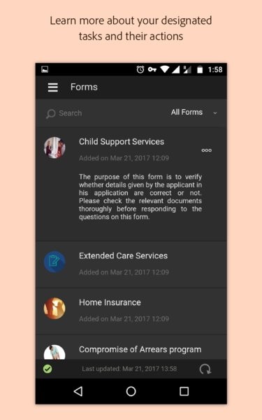 Experience Manager app(AEM Forms)