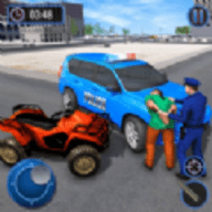 US Police Hummer Car Quad Bike Police Chase Games