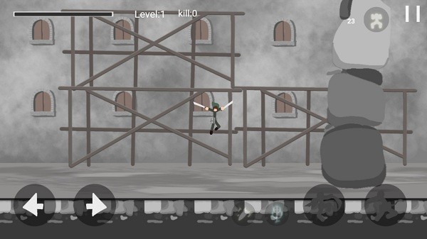 进击的巨人火柴人小游戏