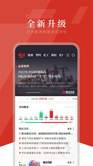 隆众资讯(石化行业新闻资讯平台) v4.8.5 安卓手机版
