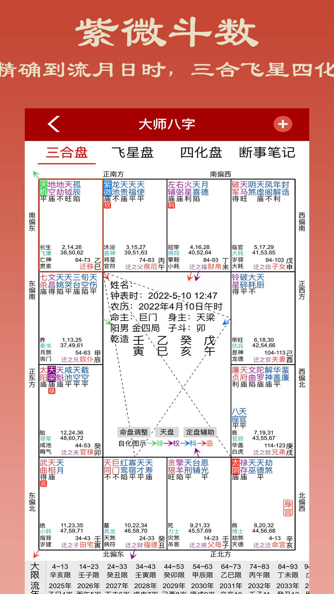 大师八字