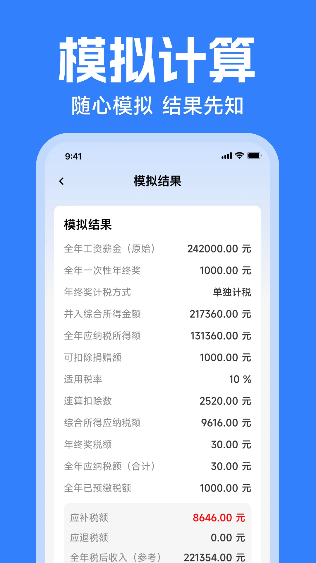 税务退税计算 税务退税计算