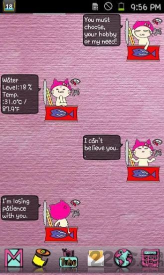 沐浴中的小猫电池插件