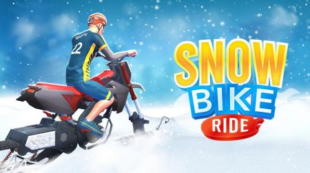 雪地自行车骑行Snow Bike Ride