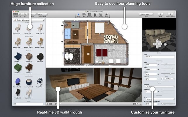 myfourwalls(家居设计软件)