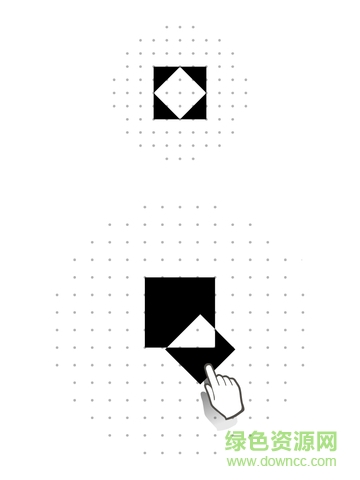 黑白七巧板(Tangram)
