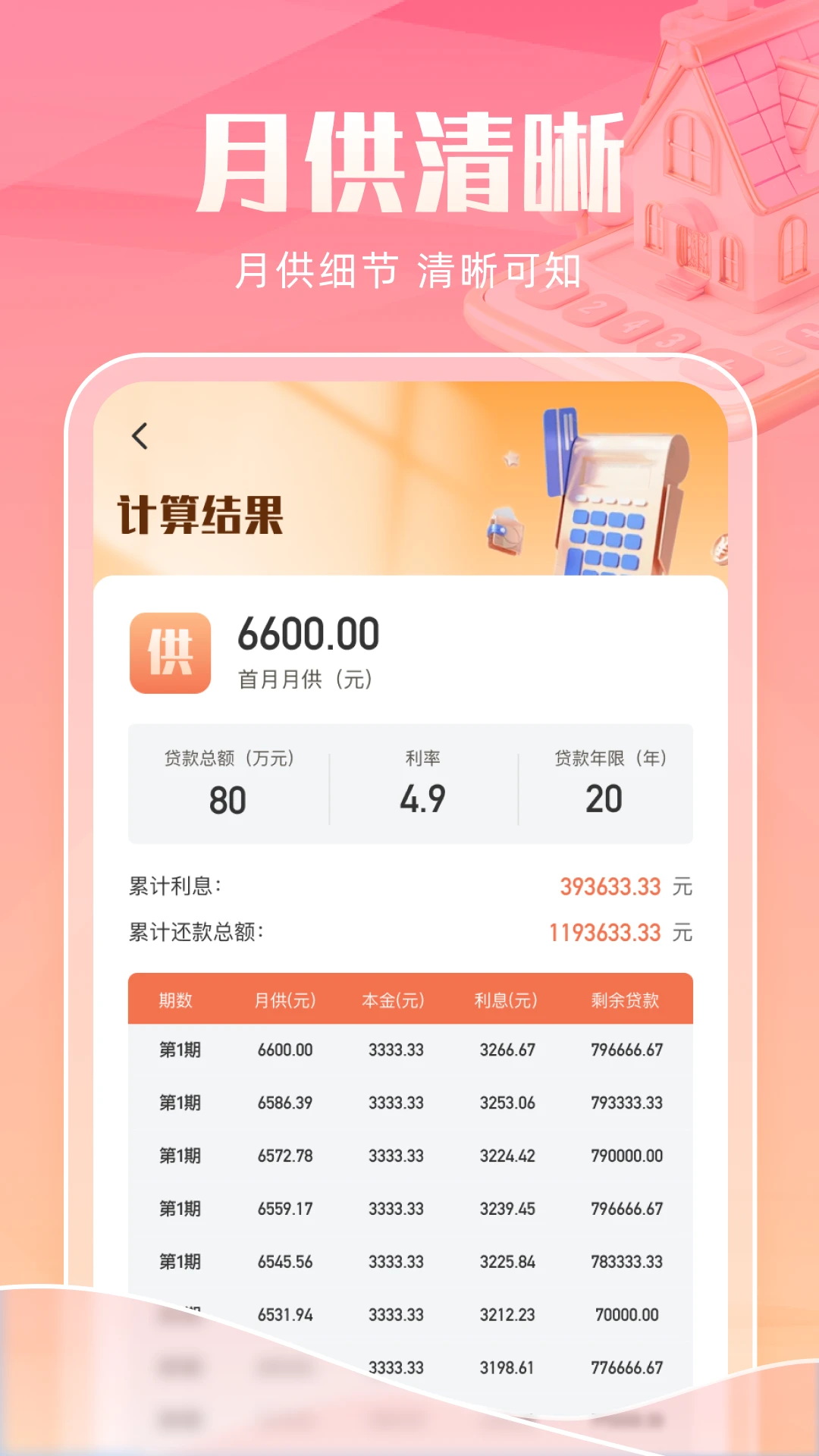 智能房贷计算助手