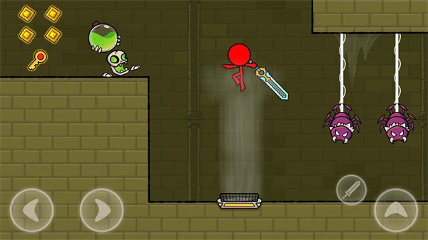 Red Stickman: Stick Adventure