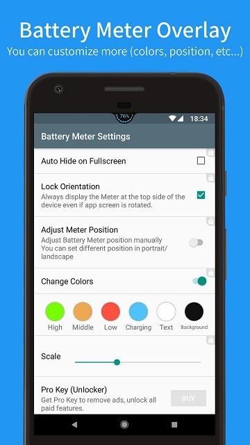 电量浮动表软件(Battery Meter Overlay)