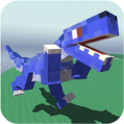 Blocky Dino Park: Raptor Attack