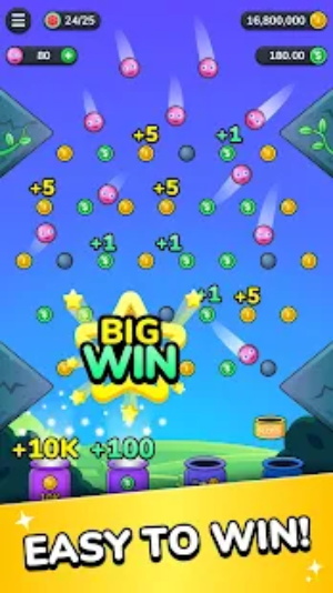 Plinko Master(扔球砸瓶子)