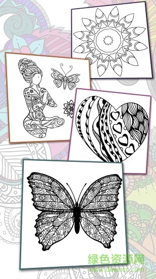 曼陀罗填色(mandala coloring) 曼陀罗填色(mandala coloring)