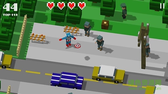 漫威英雄过马路游戏修改版(Crossy Heroes)