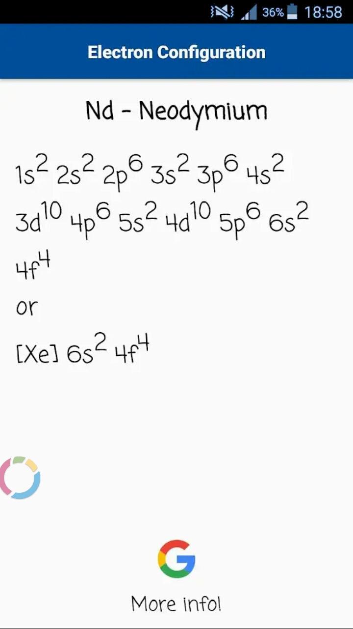 Electron Configuration电子配置