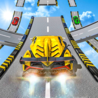 Ramp Car Vertigo Tracks: Impossible Mountain Stunt