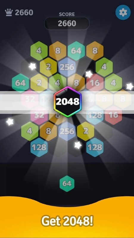 2048六边形版