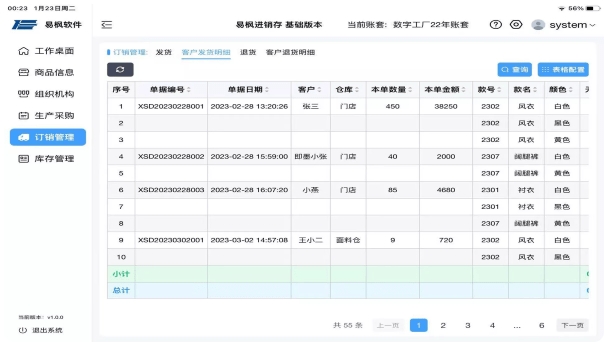 易枫进销存HD