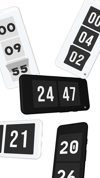 zen flip clock极简时钟